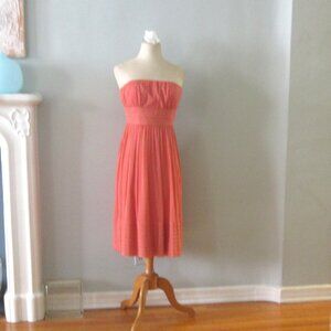 Prom Dress By J Crew. Y2K Mango Silk size 6 Petite Dress. Mini Prom Dress.
